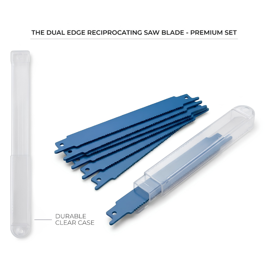Offer 2 — D.E.B 5-pack of Duel Edge Reciprocating Saw Blades with protective storage case